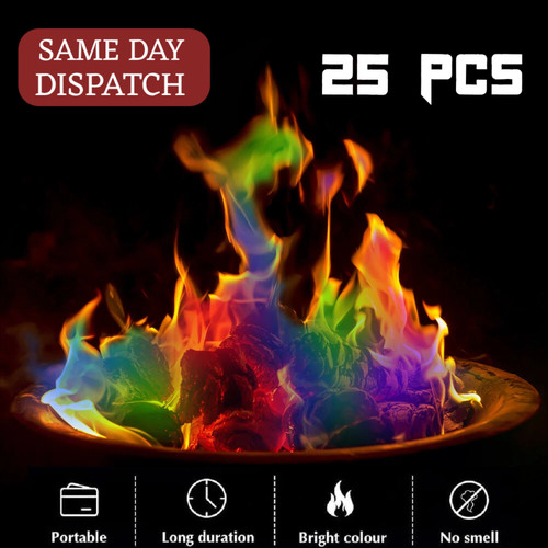 Pcs magic neon flames - 25,