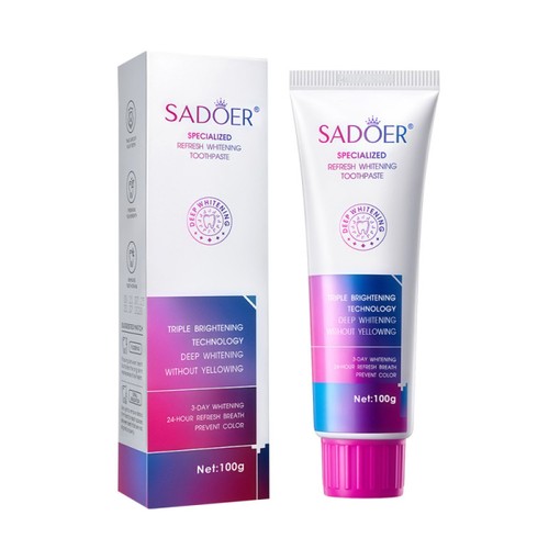 Purple whitening toothpaste - whitening,