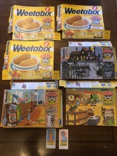 Huckleberry Hound : 6 Vintage Weetabix Cards and All 6 Colour in Scenes 1977