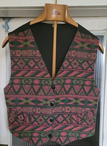 Vintage 1980s 1990s waistcoat - 1980s,