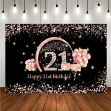 Pink 21st Backdrop Rose