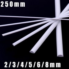 Abs plastic half round - half,