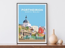 Portmeirion Art Print, Gwynedd