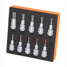 3/8" Drive Torx Bit Socket Set 10 Pcs Franklin Tools XFS10