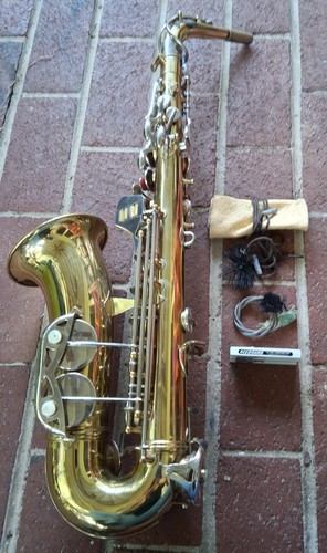 Conn alto saxophone gold - conn,