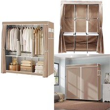 Large Fabric Canvas Wardrobe
