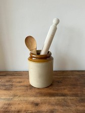 Antique Stoneware Jar, Salt