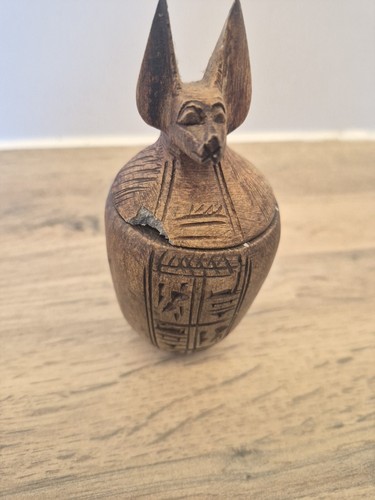 Egyptian style anubis canopic - egyptian-style,