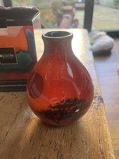 Poole Pottery Red African Sky