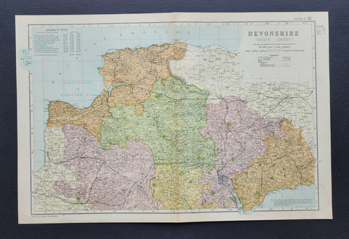 Antique 1903 large map - antique,