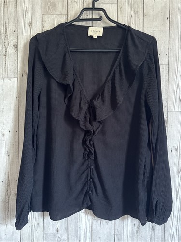 Sezane black 100 - 100%, silk