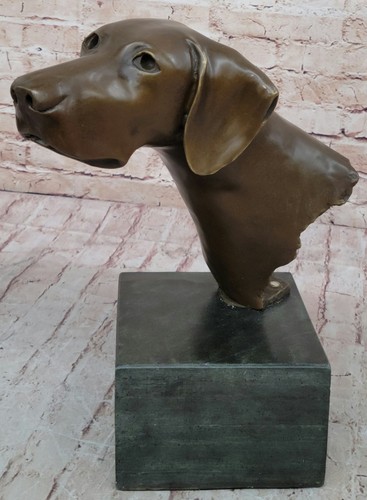 Basset hound marble - on, statue