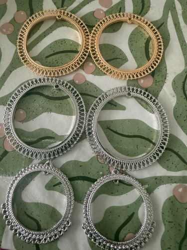 Resin jhumka base - jhumka,