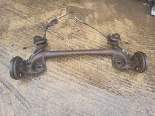 VAUXHALL ADAM CORSA D&E COMPLETE REAR AXLE, DRUM BRAKES, 4 STUD 2006-2019 