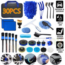 30PCS Car Detailing Wash Brush Set,Car Cleaning Kit for Interior Exterior.Wheels