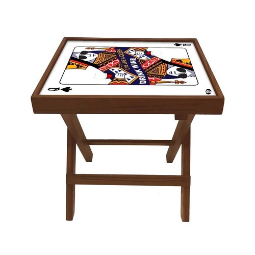 Wood playing card queen - playing,
