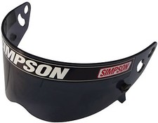 Simpson helmet black visor for