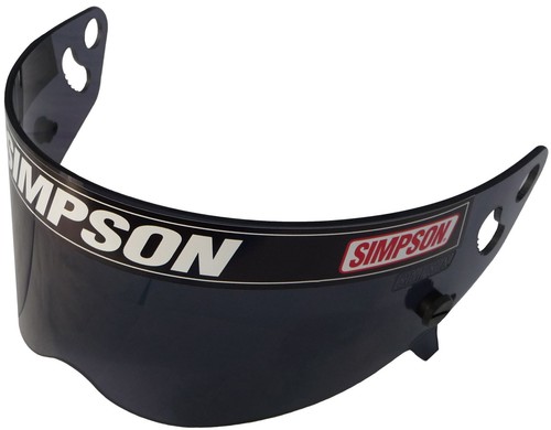 Simpson helmet black - visor, for