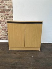 Commercial Grade office cupboard 2 doors filing books Oak colour - (8368)