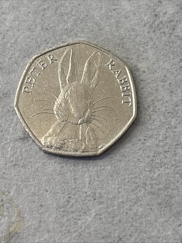 50p rare peter rabbit - -,