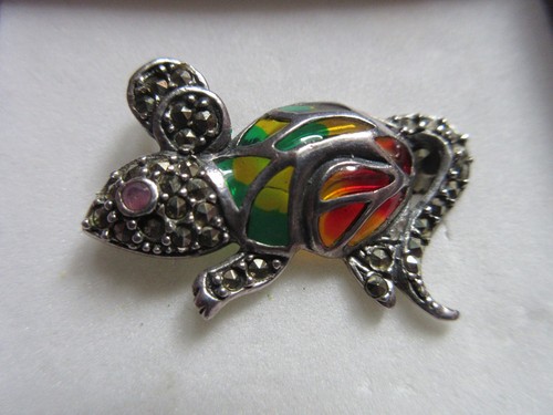 Sterling silver plique jour - sterling,