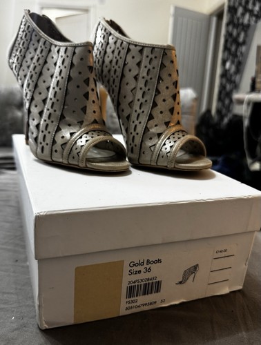 Karen millen gold boots - millen,