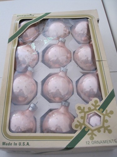 Vintage christmas baubles x12 - christmas,
