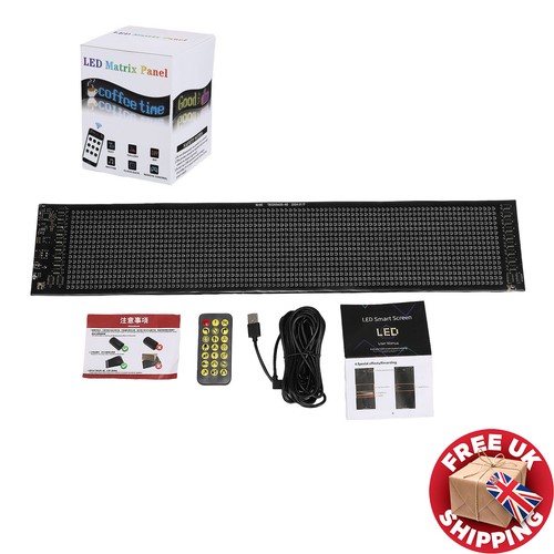 Car rgb led - sign, scrolling