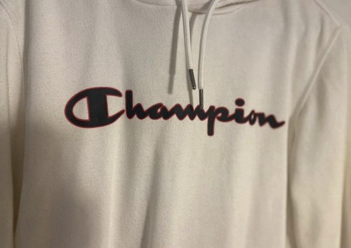 Champion white hoodie - hoodie, sz
