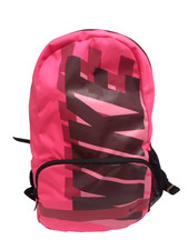 Nike Pink Black Backpack With Bold Logo - Unisex School Gym Bag Preloved Retro 