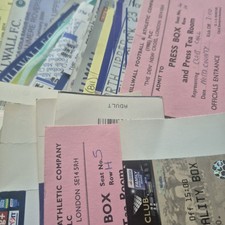 USED MATCH TICKETS - General
