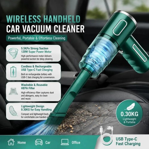 Cordless hand held - held, vacuum