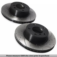 FRONT DRILLED GROOVED 300MM