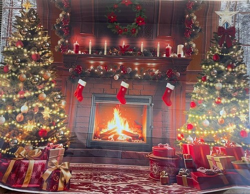 Christmas fireplace - christmas,