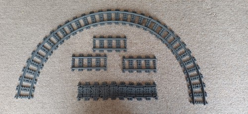Lego city train track - city,