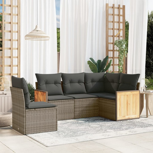 Garden sofa set grey - sofa,