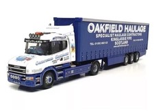 Corgi 1/50 Scale CC12811 - Scania T Cab Curtainside Oakfield Haulage Mint Model
