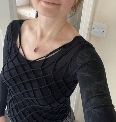 Psylo stretchy black top sizes - stretchy,