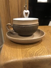 Denby Cotswold Tea Cup & Saucer Single VGC