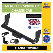 Flange Towbar for Mercedes Sprinter Chassis Cab 2006 to 2018 Tipper 3500kg TM1-B