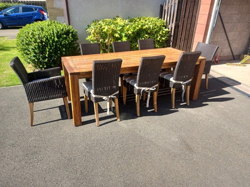 Seater garden dining table - seater,