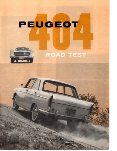 1961 peugeot 404 original - 1961,