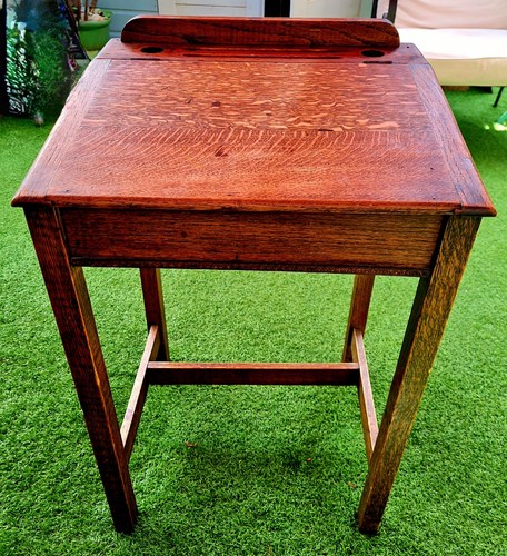 Vintage school desk chair - &,