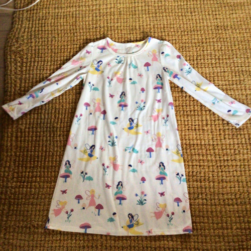 Girls long sleeve fairy print - long,