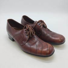 Vintage Savile Row Oxblood Sartorial Elegance Lace-Up Formal Shoes UK Size 9