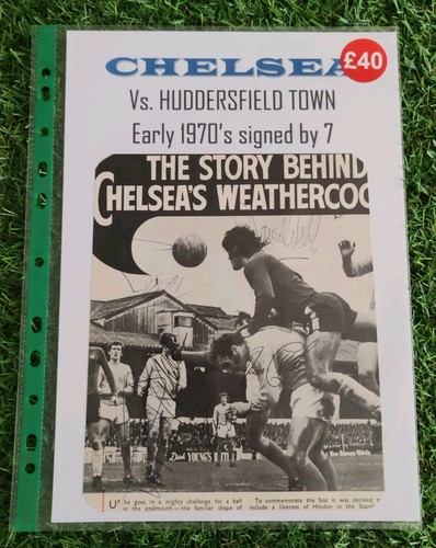 Chelsea huddersfield signed - v,