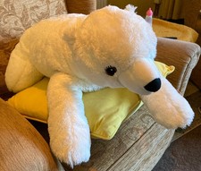 Ikea Polar Bear 25" long very