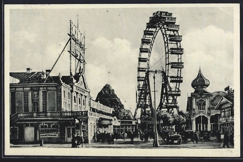 Postcard the vienna prater - postcard,