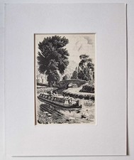 TUNNICLIFFE Swans and Canal