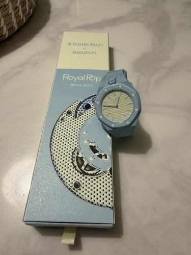 Swatch royal pop blaue - x,